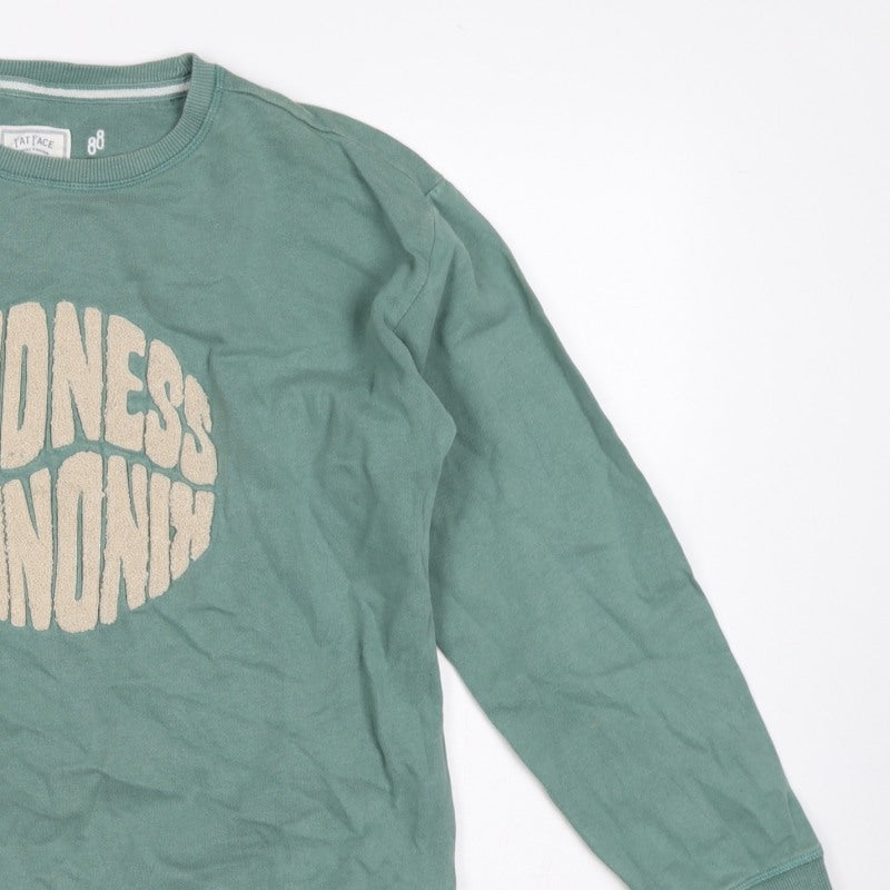 Fat Face Women’s Green UK 10 Kindness Is Trendy Graphic Sweatshirt