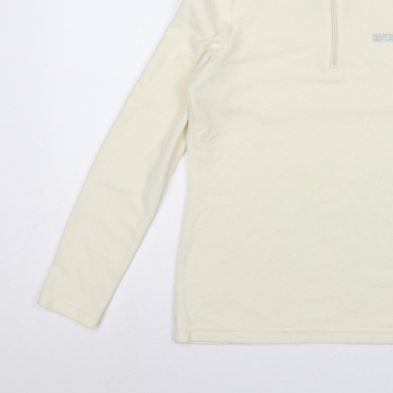 Regatta Women’s Ivory UK 10 Quarter Zip Fleece Sweatshirt