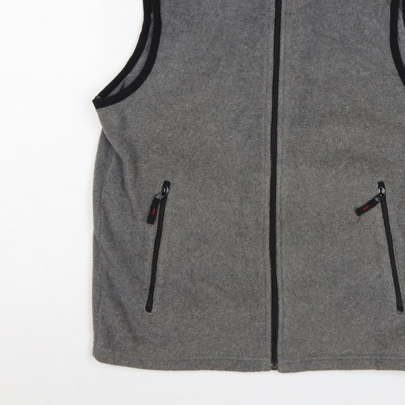 Old Navy Men’s Grey M Fleece Full Zip Outdoor Waistcoat Gilet