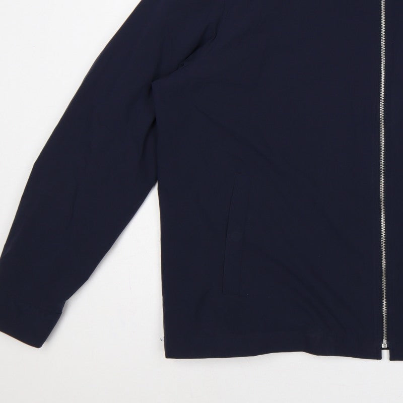 Marks and Spencer Men’s Blue 3XL Zip Front Lined Basic Jacket