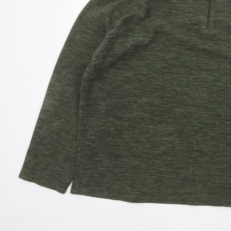 Additional view of Mountain Warehouse Men’s Green M 1/4 Zip Fleece Sweatshirt
