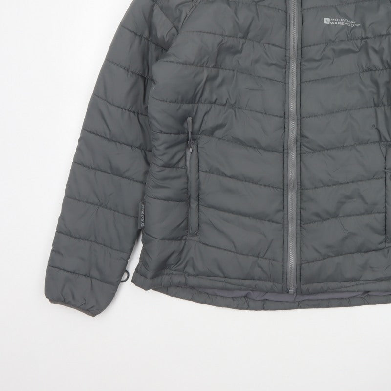 Mountain Warehouse Women Grey UK 14 Extreme Puffer Quilted Jacket