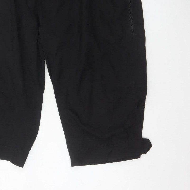 Mountain Warehouse Women’s Black UK 18 Tapered Rain Trousers