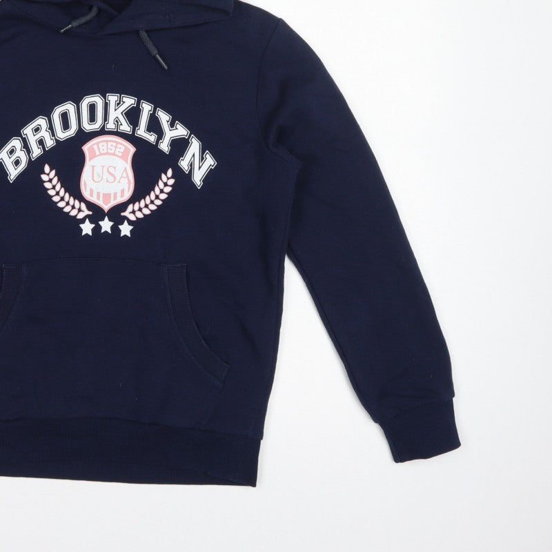 Tokyo Laundry Boys Blue 12-13 Years Pullover Hoodie Brooklyn USA