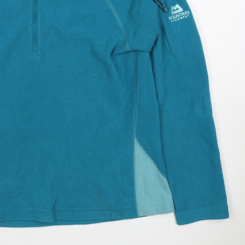 Mountain Equipment Women’s Blue UK 8 1/2 Zip Fleece Pullover