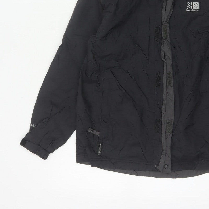 Additional view of Karrimor boys’ black 11-12 years hooded waterproof ski jacket