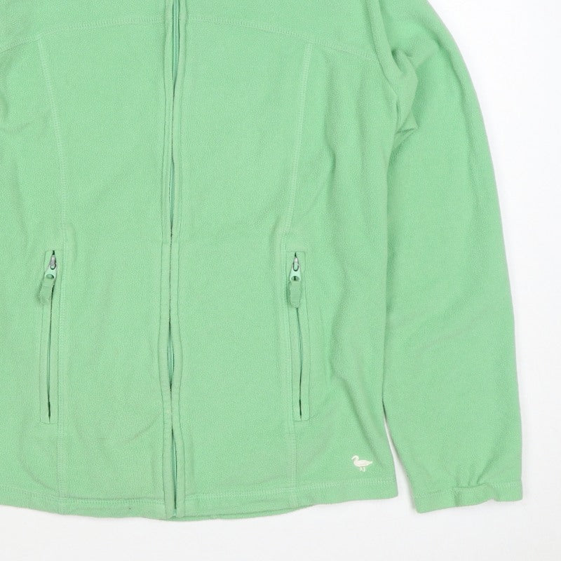 Country Rose Women’s Green M Fleece Full Zip Outdoor Jacket