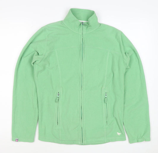Country Rose Women’s Green M Fleece Full Zip Outdoor Jacket