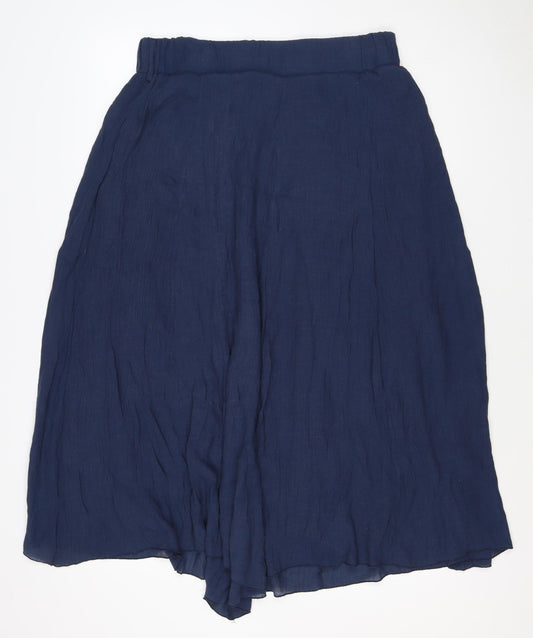 Apricot Women’s Navy Blue UK 16 Long Wrap Viscose Skirt