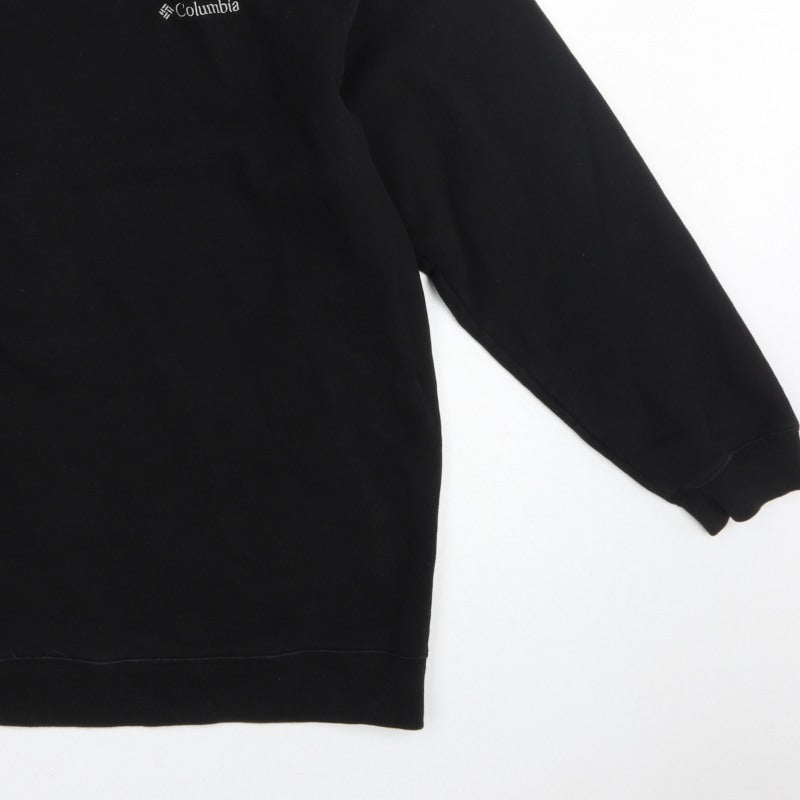 Additional view of Columbia Men’s Black 2XL Tall Fleece Crew Neck Pullover Sweatshirt