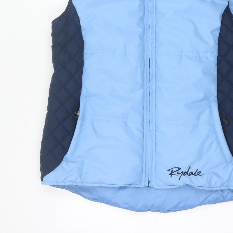 Rydale Women’s Blue Quilted Padded Gilet Waistcoat Size 16