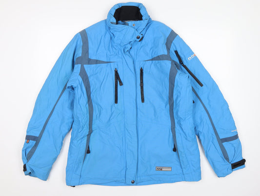 Icepeak Women Blue UK 12 Hooded Padded Ski Snowboard Jacket