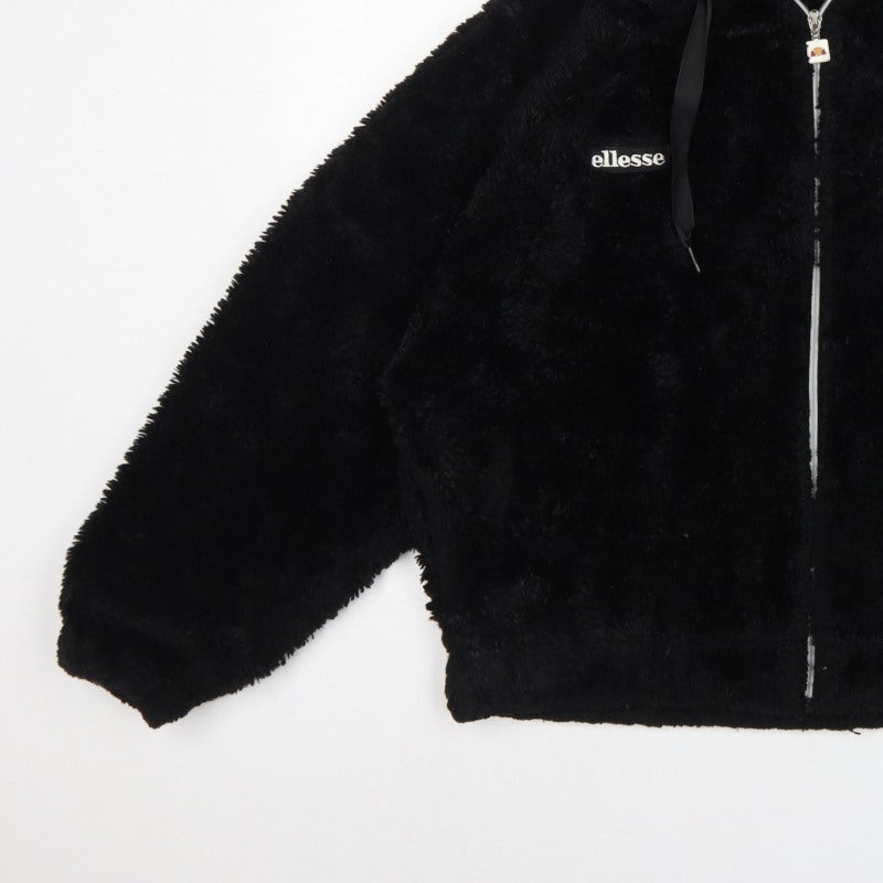 Ellesse Women’s Black UK 10 Giovanna Hooded Faux Fur Fleece Jacket