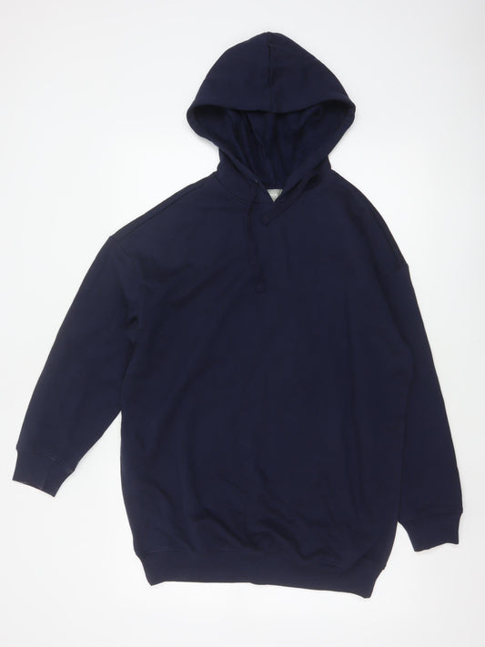 ASOS Women’s Blue UK 10 Pullover Hoodie 100% Cotton