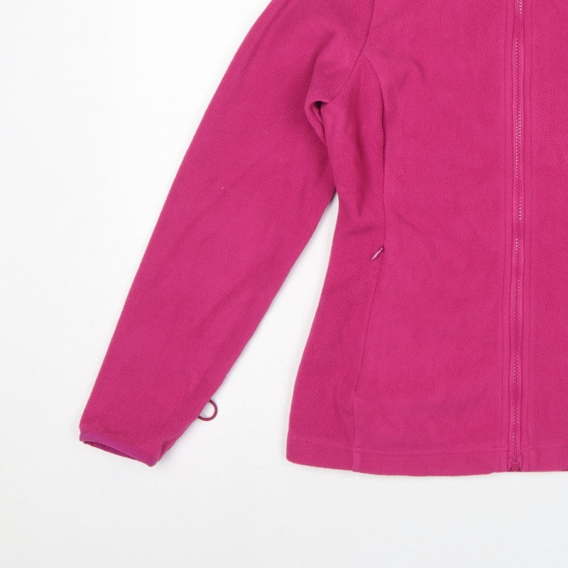 Joules Women’s Pink UK 8 Fleece Full Zip Lightweight Jacket Pockets