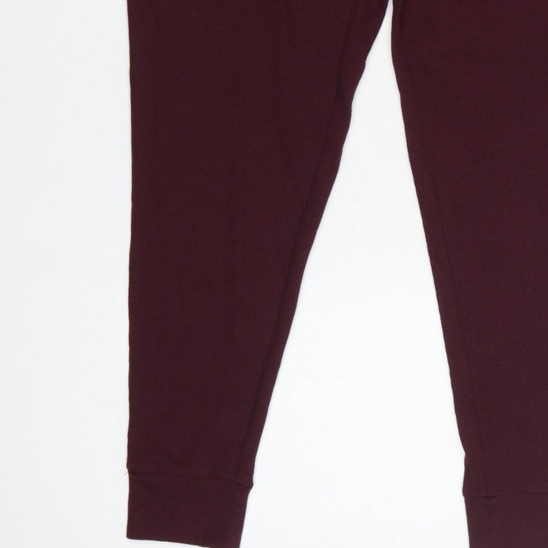 Additional view of Marks and Spencer Men’s Purple L Viscose Jersey Drawstring Lounge Pants