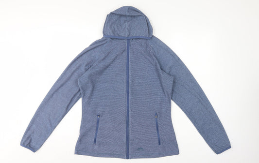 Trespass Women Blue UK 14 Hooded Full Zip Basic Jacket