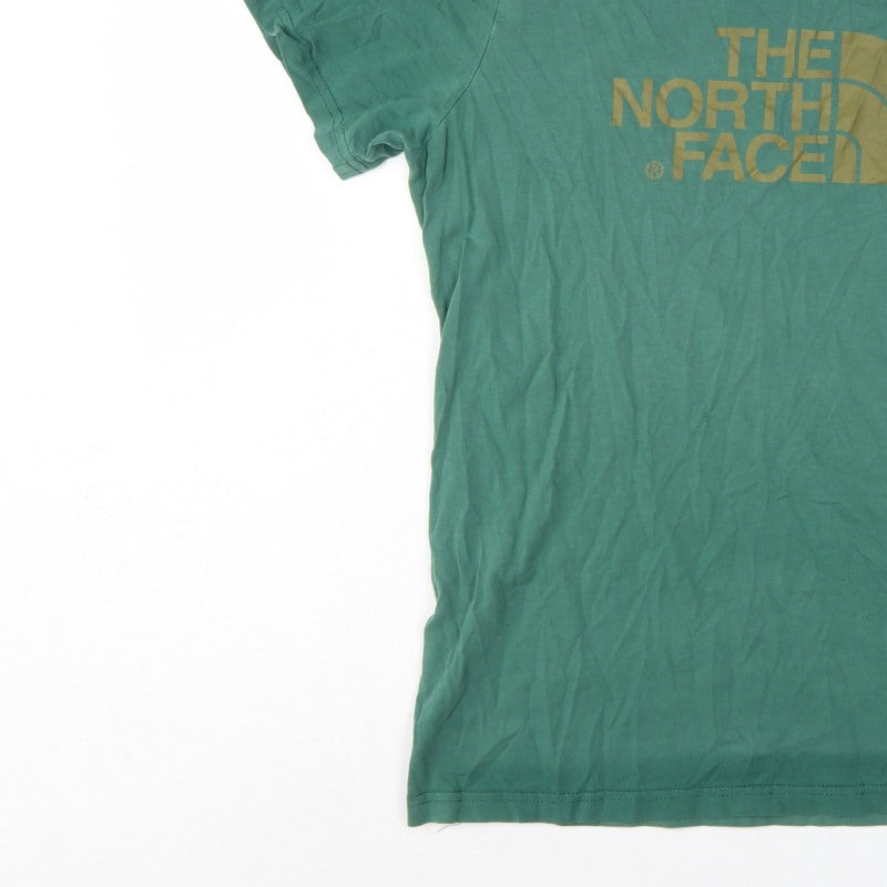 The North Face Men's Green M Logo Graphic Cotton Crew Neck T-Shirt