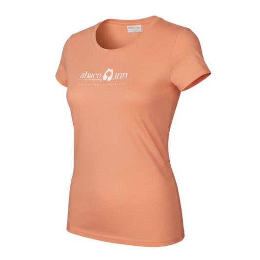 Additional view of Abaco Inn Women's Orange T-Shirt, size S, - Casual Comfort