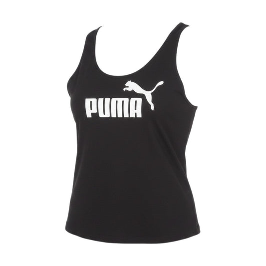 Additional view of Puma women’s black sports tank top, size UK 14, cotton blend