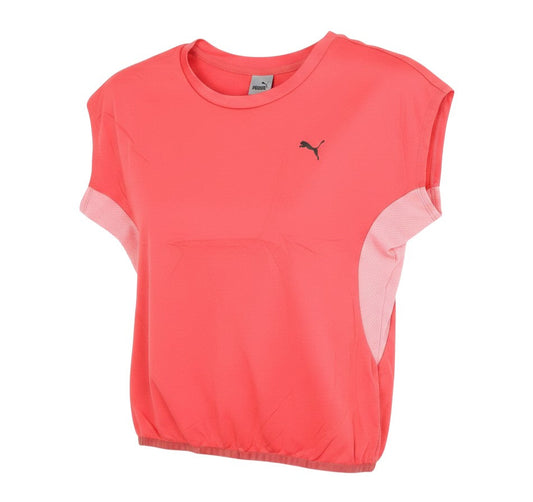 Additional view of Puma women’s red activewear top, size UK 10
