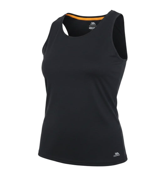 Additional view of Trespass unisex black gym tank top 2xl quick dry