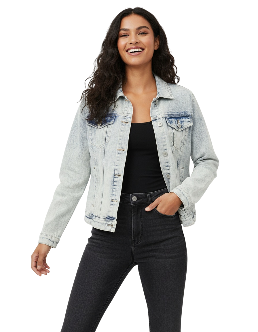 DENIM & CO. WOMENS  COATS