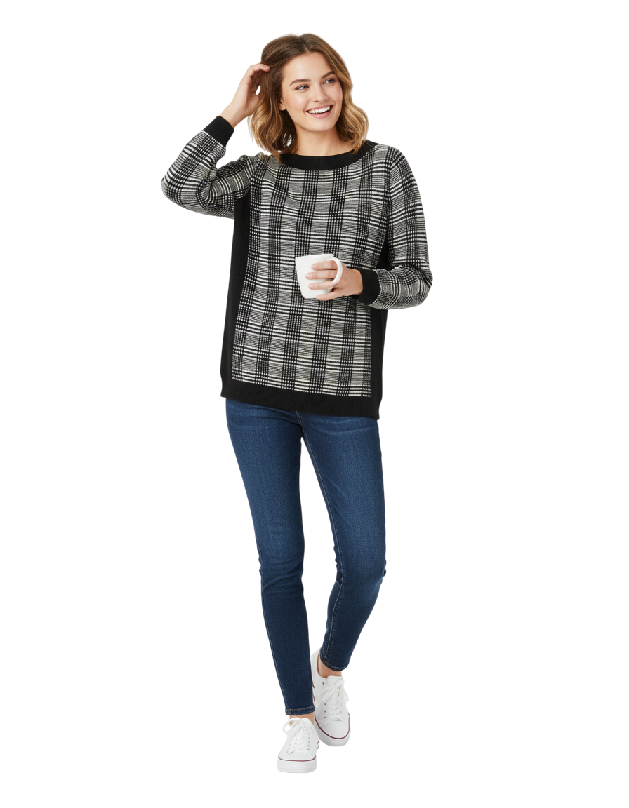 BETTY JACKSON BLACK WOMENS JUMPERS