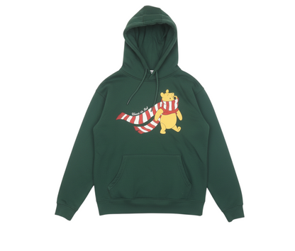 Disney Winnie the Pooh Green Hoodie XS Women's Pullover Hooded Sweatshirt