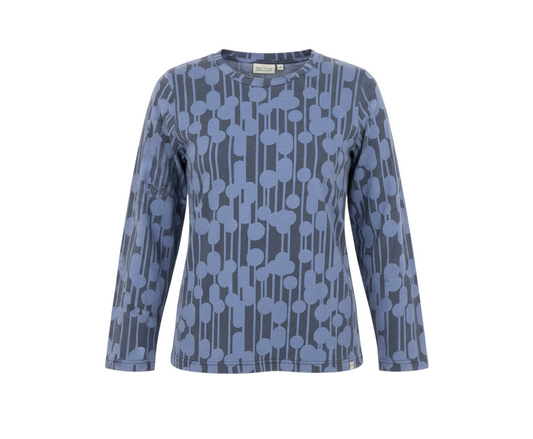 Regatta Women Blue Cotton Long Sleeve Jersey Top Size 14