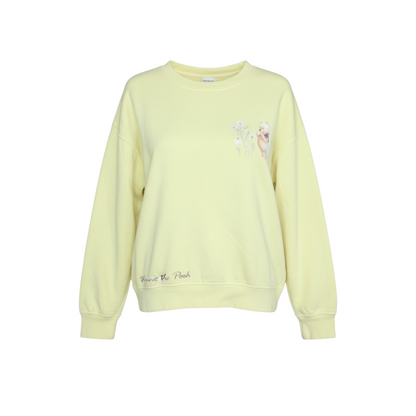 Primark Disney Winnie the Pooh Yellow Womens Sweatshirt UK 12/14 M