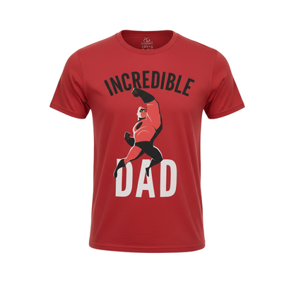 Disney Pixar The Incredibles Red Incredible Dad T-Shirt XL Mens