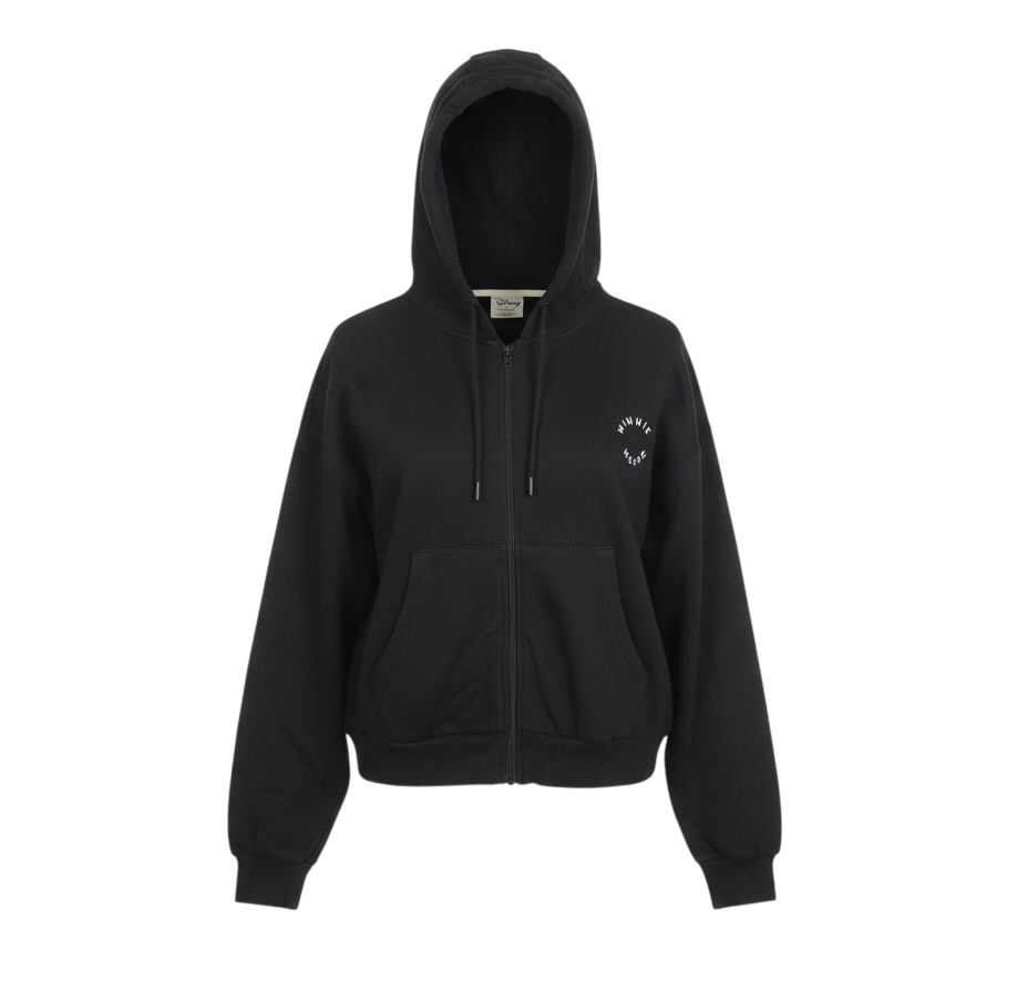 Disney Girls Black Minnie Mouse Full Zip Hoodie 10-11 Years
