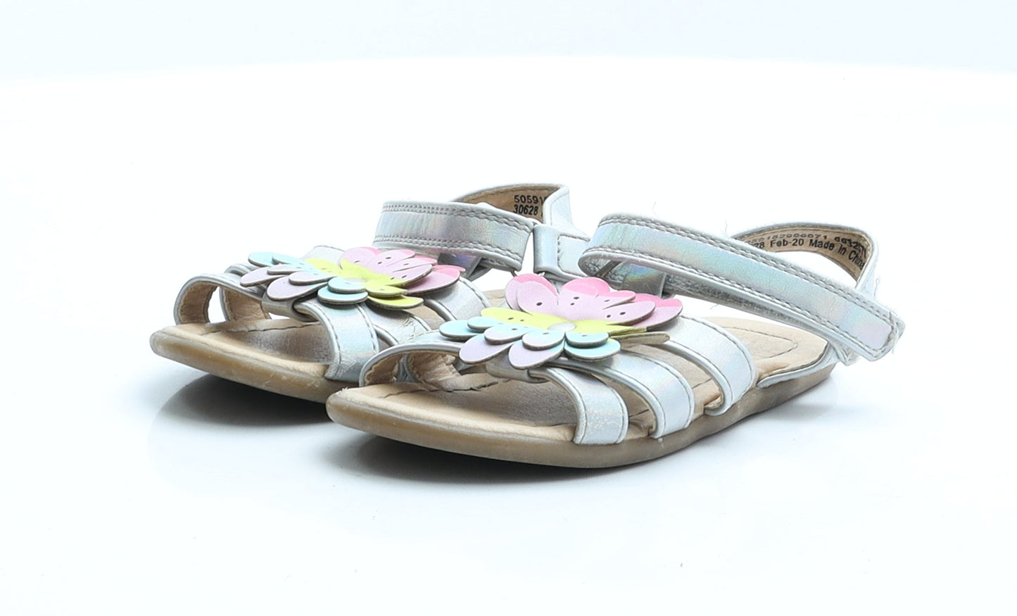 George Girls Multicoloured  Polyester Slingback Sandal 6 EUR 23
