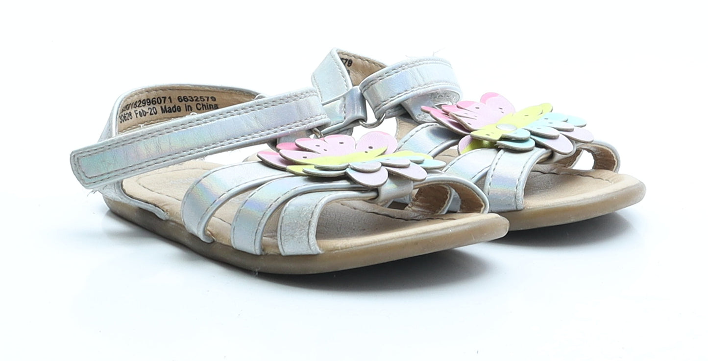 George Girls Multicoloured  Polyester Slingback Sandal 6 EUR 23