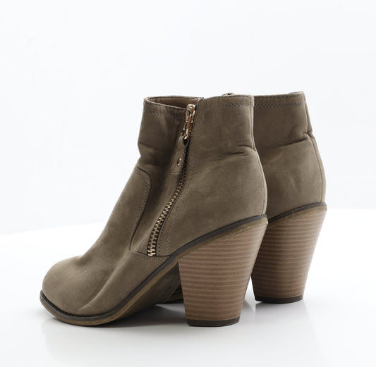 George Womens Brown  Suede Cowboy Boot 6 EUR 39
