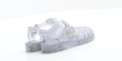 George Girls Clear  Rubber Slingback Sandal 7