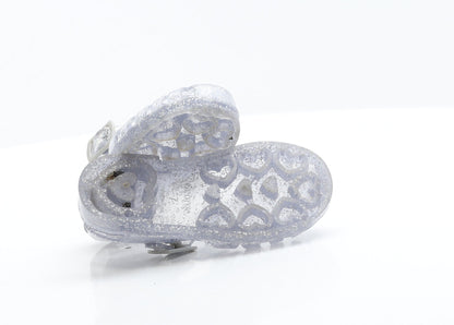 George Girls Clear  Rubber Slingback Sandal 7