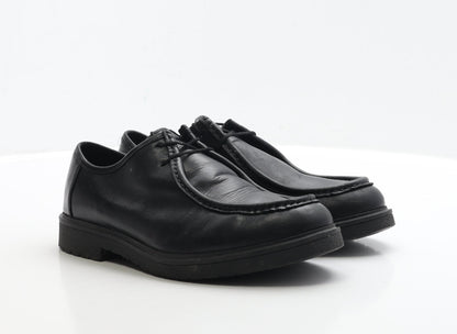 Clarks Mens Black Faux Leather Loafer Casual UK 6