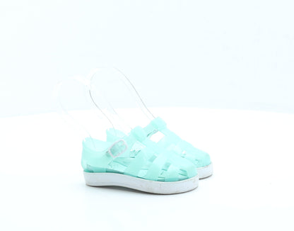 Preworn Girls Green Rubber Fisherman Sandal UK 5 EUR 22
