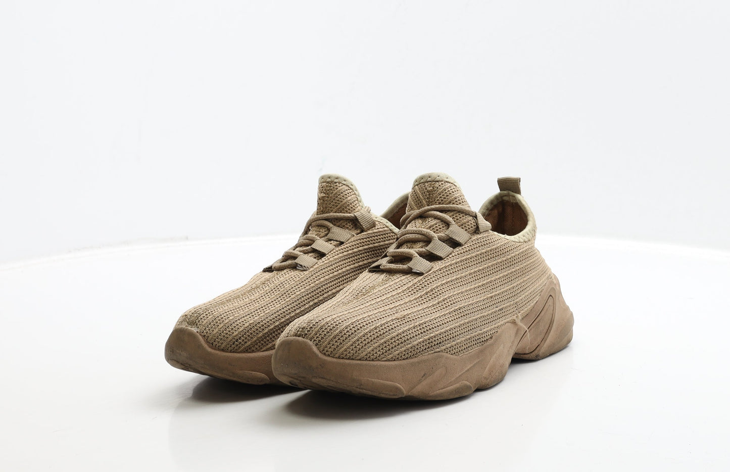 Preworn Womens Brown Polyester Trainer UK 5 38