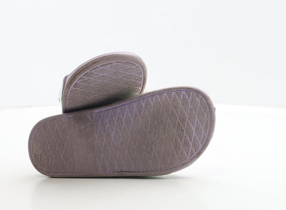 Primark Girls Purple Polyester Slider Sandal UK 2 35