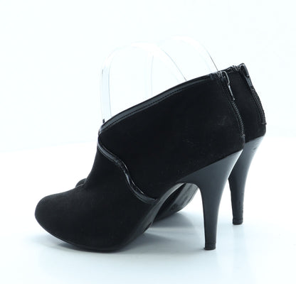 George Womens Black Suede Court Heel UK 5 38