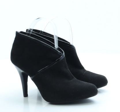 George Womens Black Suede Court Heel UK 5 38