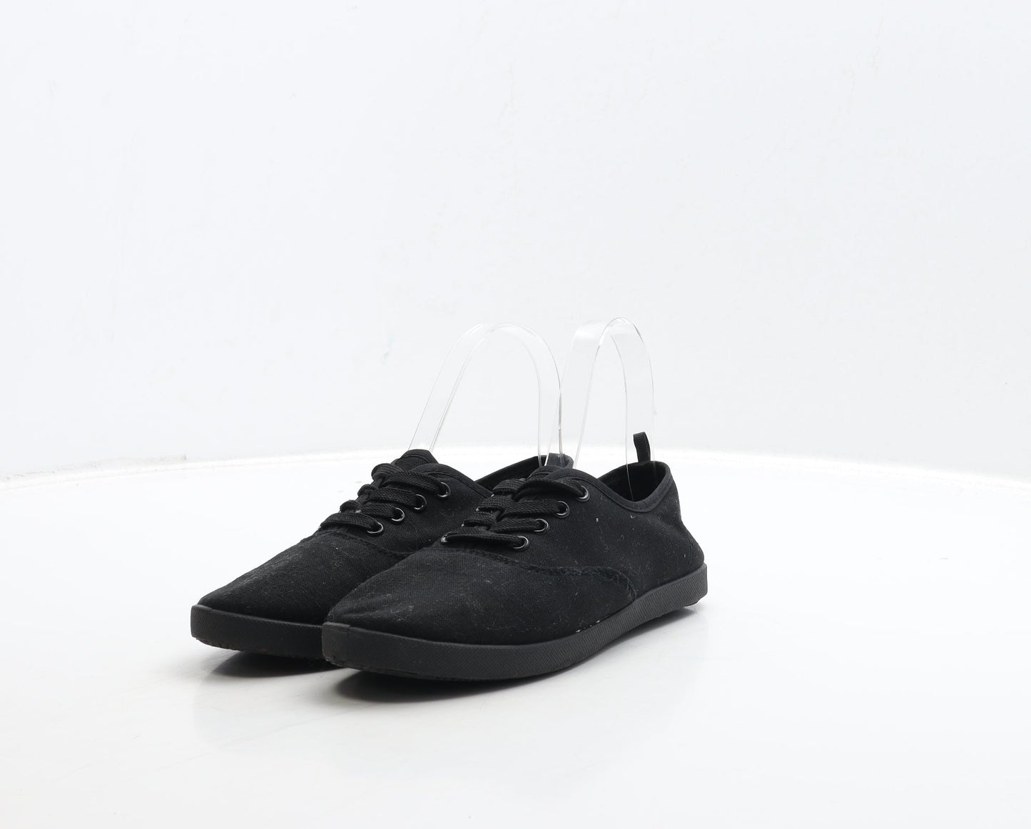 Primark Womens Black Fabric Trainer UK 3 36