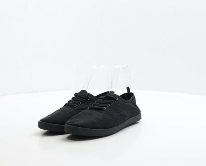 Primark Womens Black Fabric Trainer UK 3 36