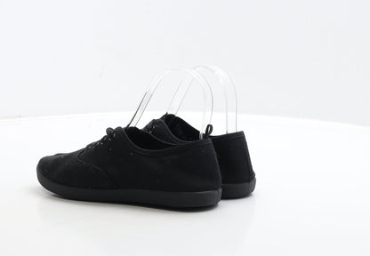 Primark Womens Black Fabric Trainer UK 3 36