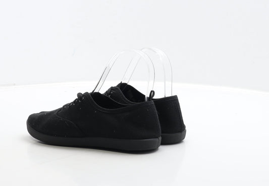 Primark Womens Black Fabric Trainer UK 3 36