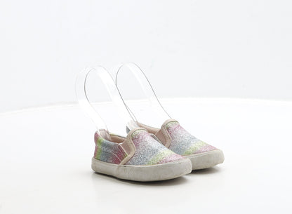 F&F Girls Multicoloured Polyester Trainer UK 5 22