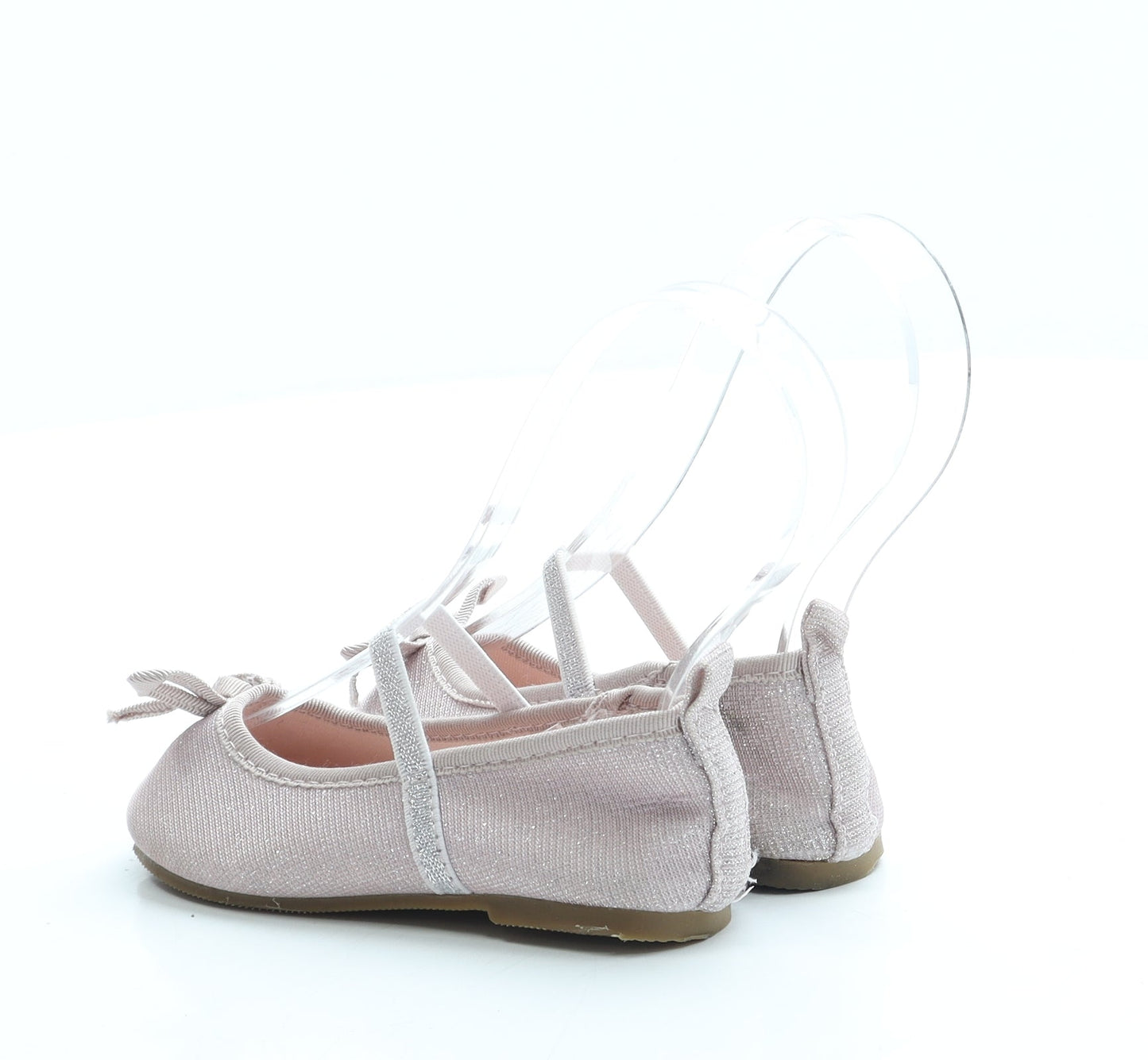 F&F Girls Pink Polyester Ballet Flat UK 6 23